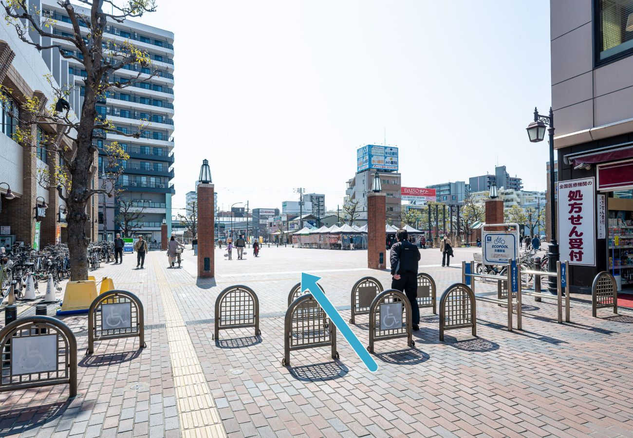 キャナルタウン広場周辺